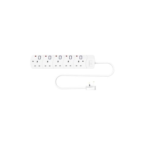 Buy RR Extension Socket 13A 5G 3M With Switch & Neon, EB5NS1B Online on Qetaat.com