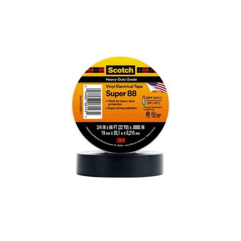 Buy Scotch prem.vinyl tape super 88 black Online on Qetaat.com