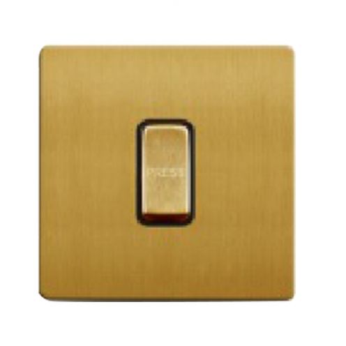 Buy RR Vivan, 1 Gang Bell Switch 'PRESS', VN6614AM-B-BG, BG Online on Qetaat.com