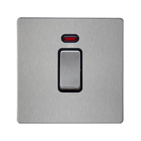 Buy RR Vivan ,20A DP Switch With Neon ,BSS, VN6624M-B-BSS Online on Qetaat.com