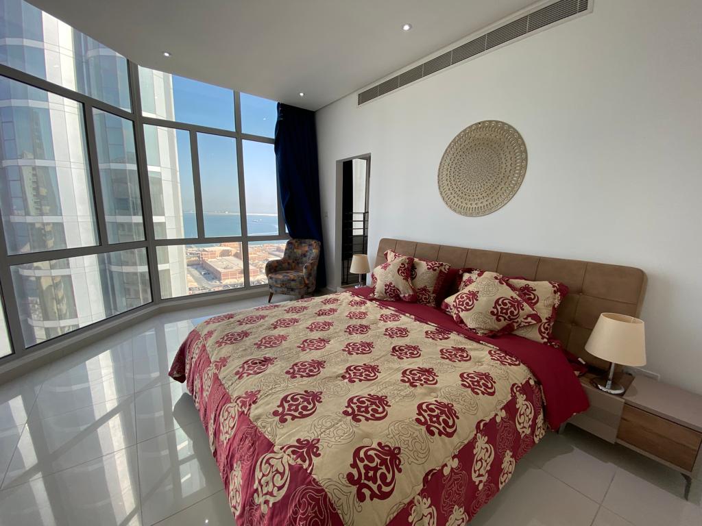 One-bedroom apartment for rent in Juffair with sea view