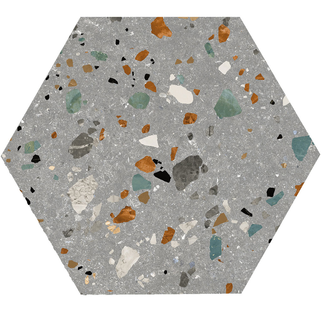 PRISSMACER - Pris Gobi Hex Grigio - 20 x 24