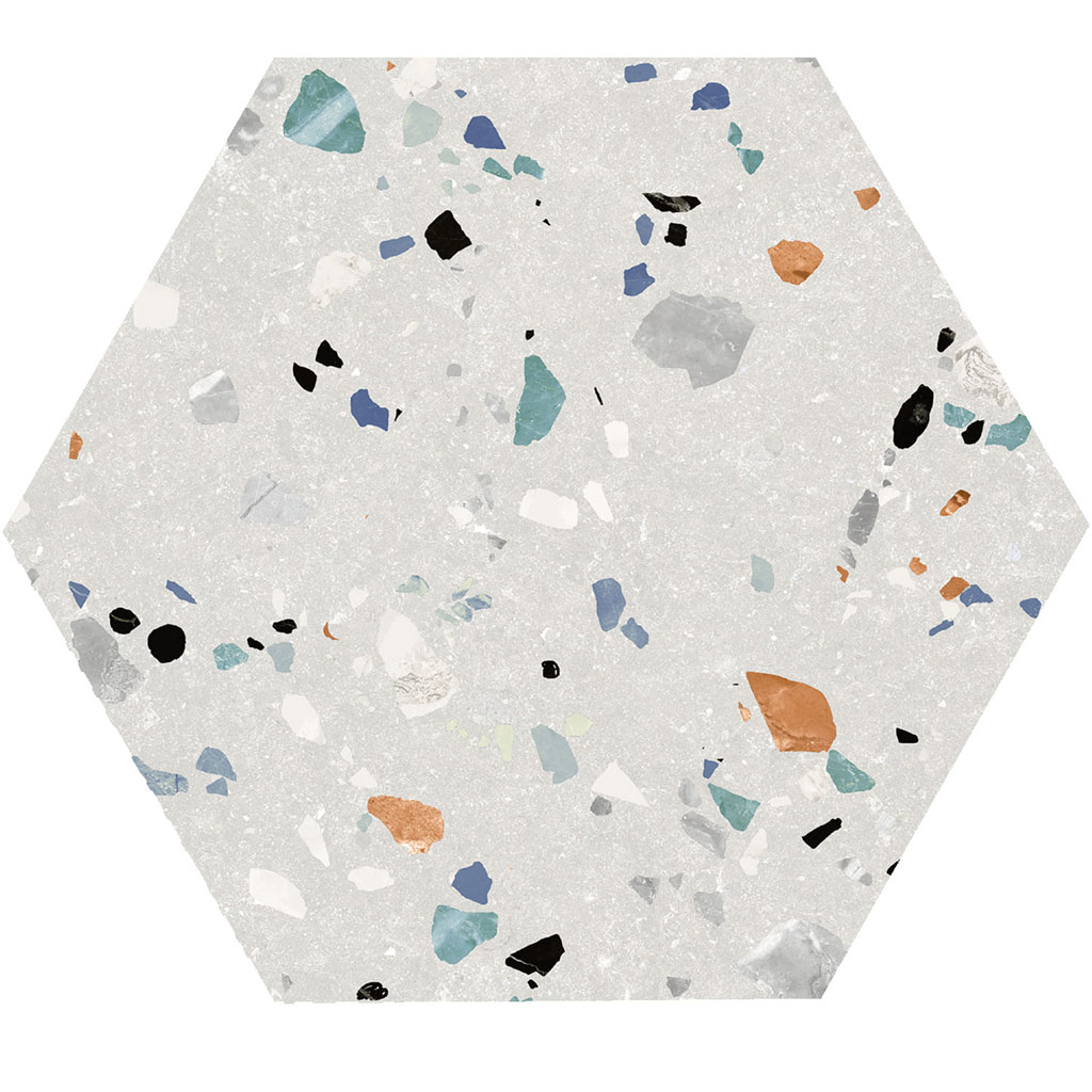 PRISSMACER - Pris Gobi Hex Blanco - 20 x 24
