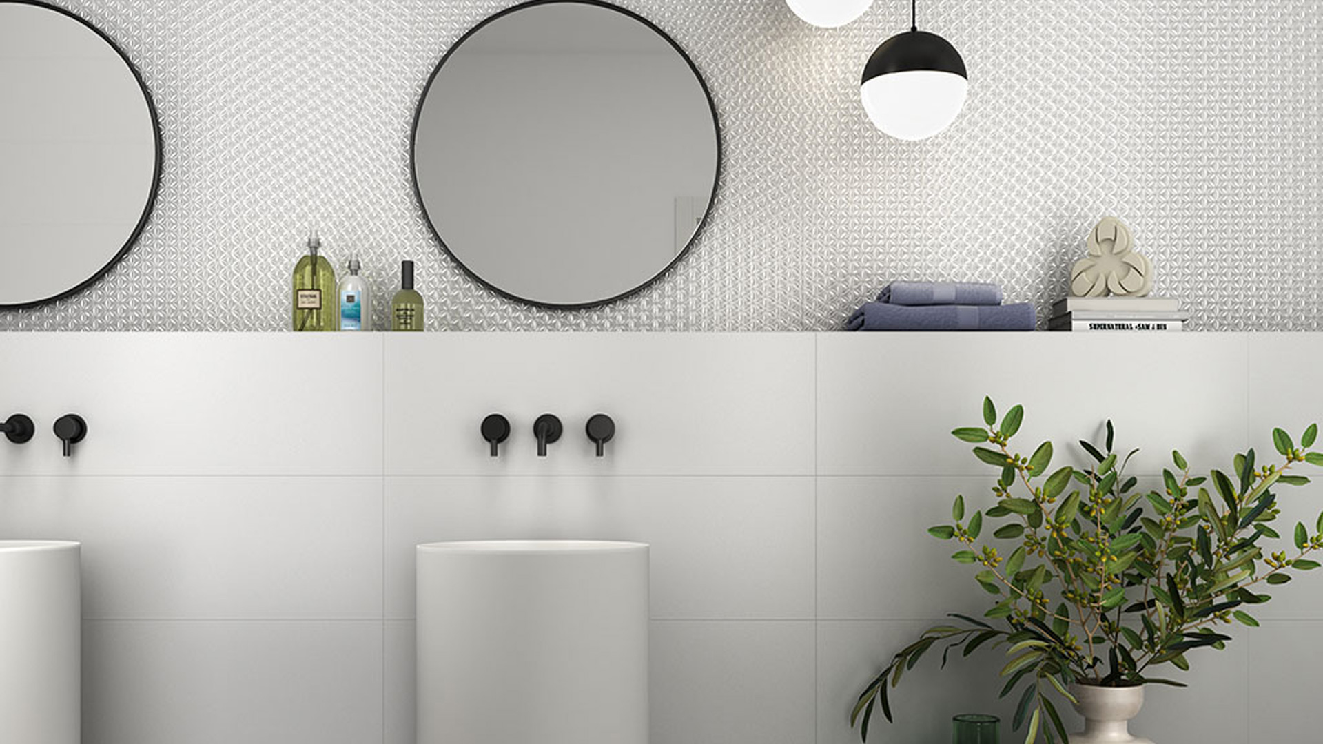 Emigres - Mos Limbo Blanco - 25 x 75 Cm