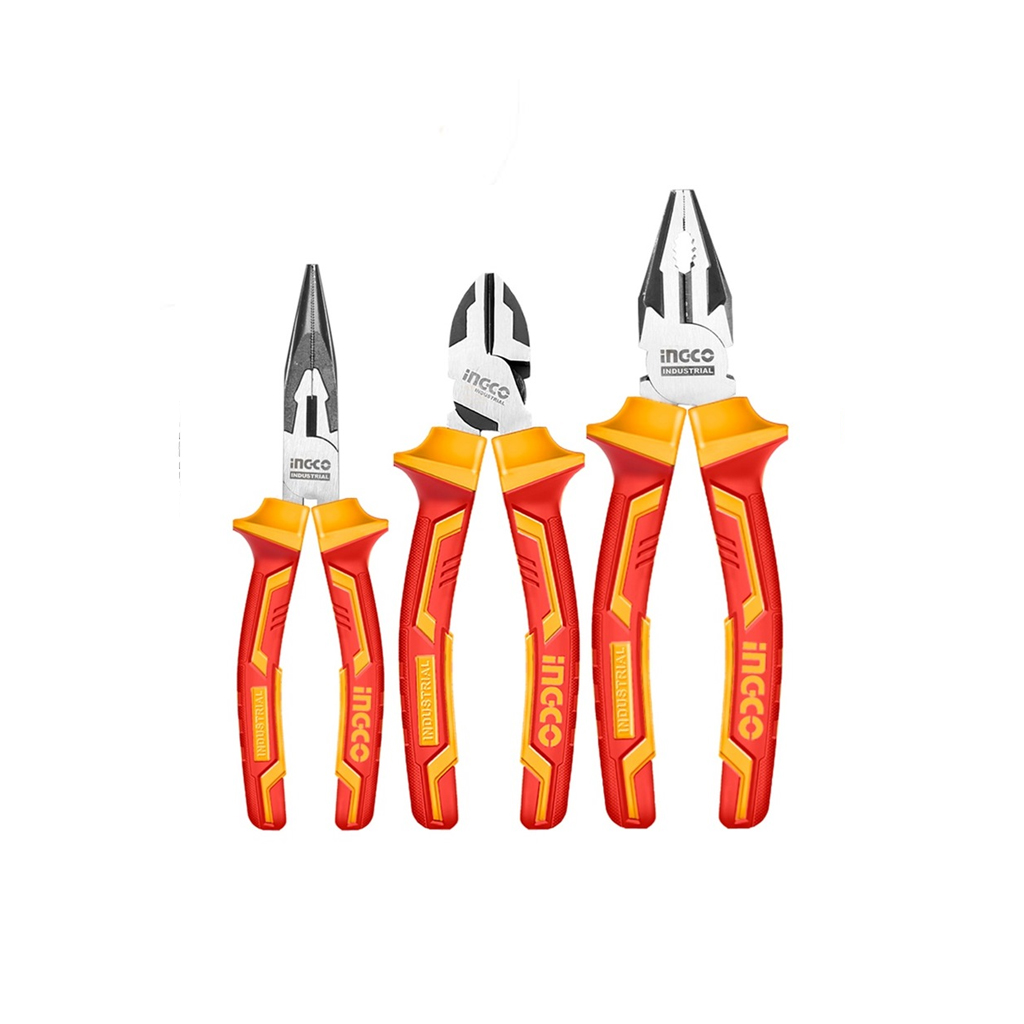 Ingco 3pcs insulated pliers set