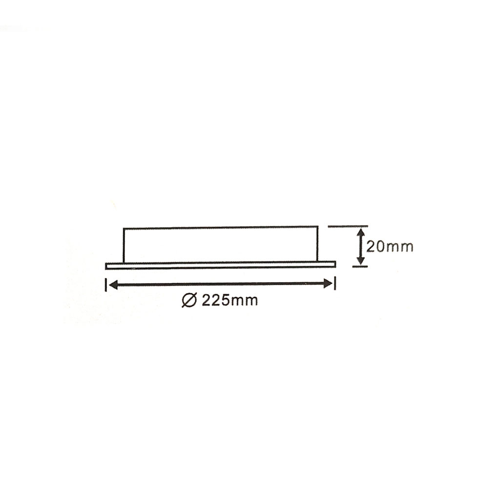 Downia Spain - Down Light LED 20W (Down Light LED 20W 3000K 8'' Square WHITE Downia Spain)