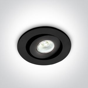 LED adjustable recessed spot - 1W