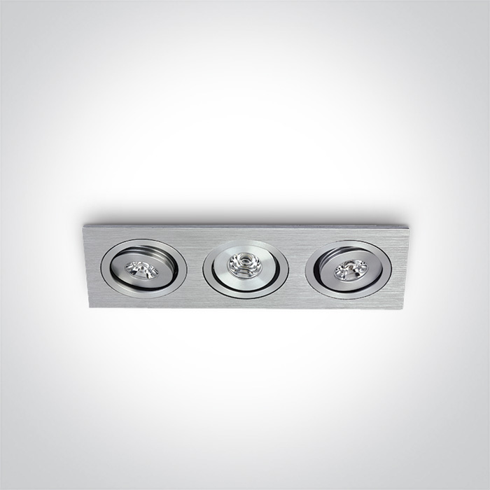 LED adjustable recessed spot - 3x1W