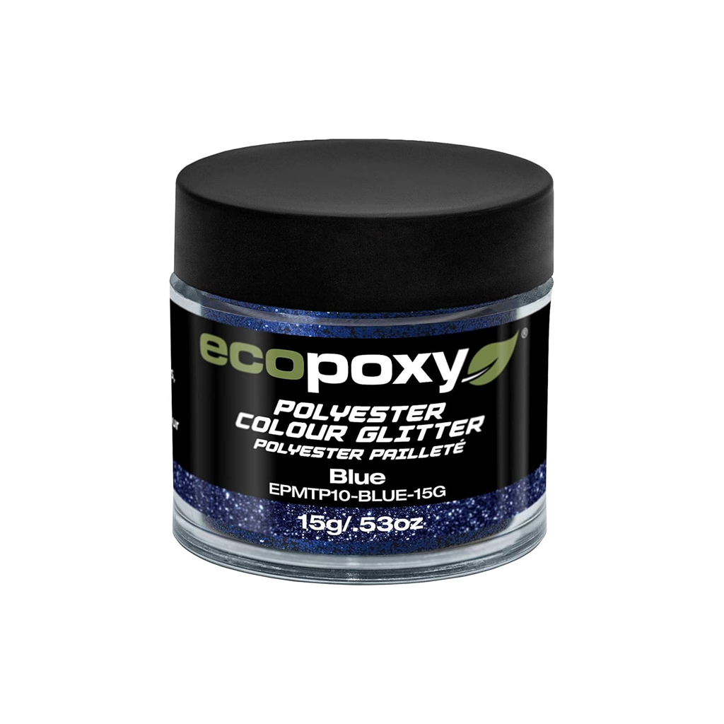 Ecopoxy - Polyester Color Glitter 15g : Blue