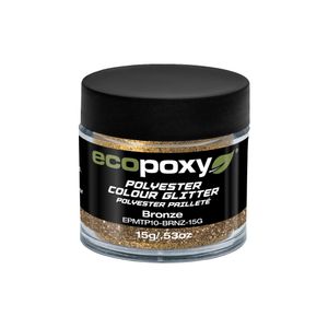 Ecopoxy - Polyester Color Glitter 15g : Bronze