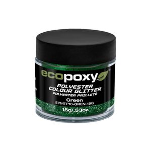 Ecopoxy - Polyester Color Glitter 15g : Green