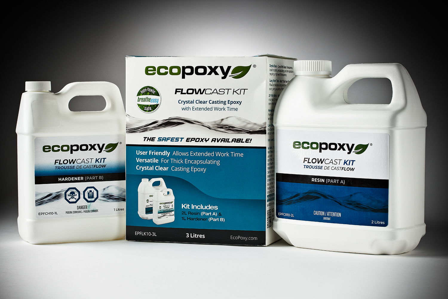 Ecopoxy - Flowcast Kit 3ltr