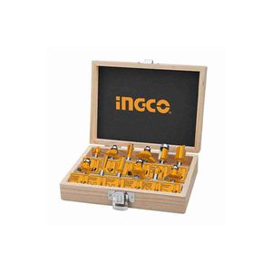 Ingco 12 Pcs router bits set - 6mm