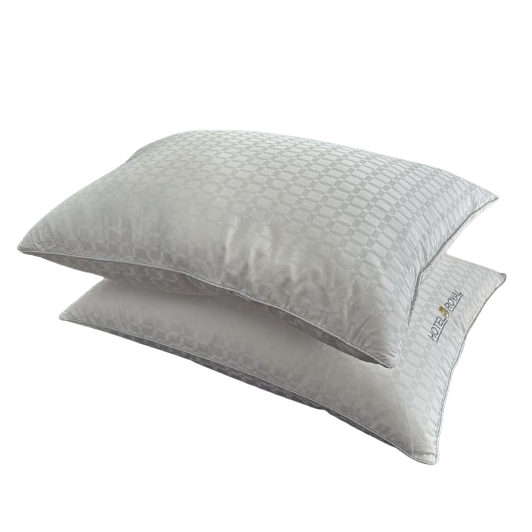 Td Pillow Royal Hotel 2pcs Synthetic Feather And A Little Of Down Feather 300tc Cotton Fabric