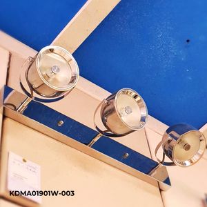 3 Focused Wall Light Adjustable in Chrome Colour, 3000k