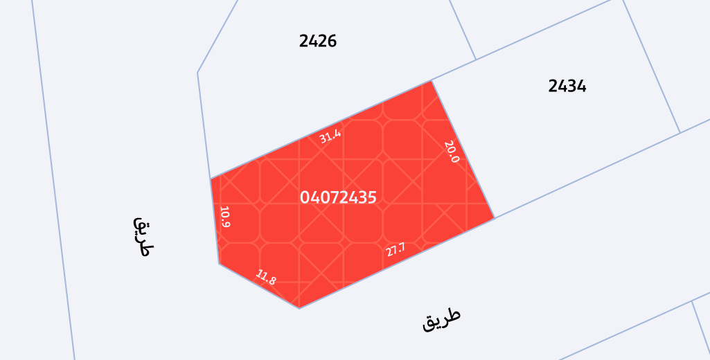 Commercial Land in Bouqwa on 2 Roads