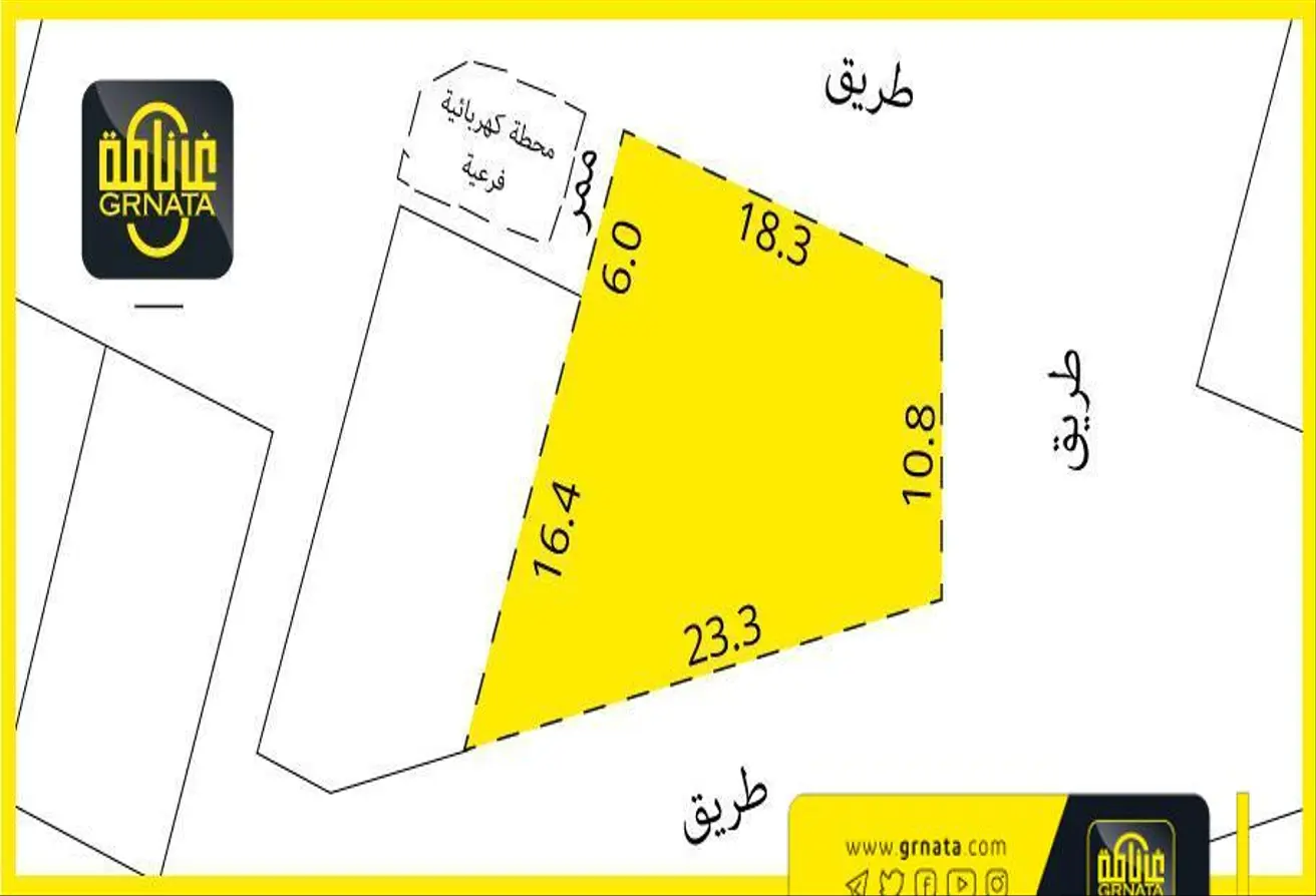 أرض للبيع في مدينة عيسى