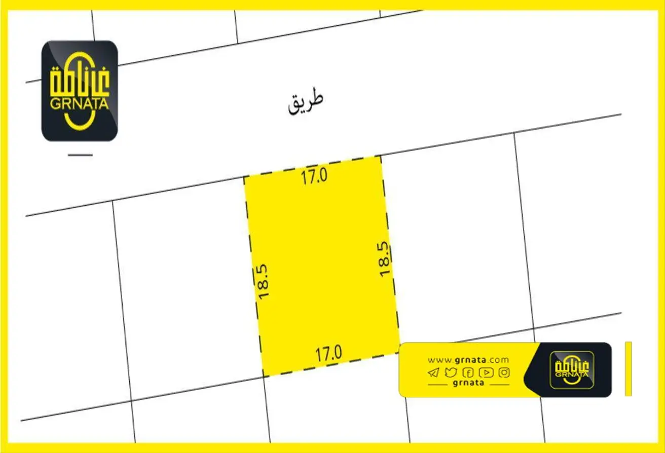 أرض للبيع في مقابة