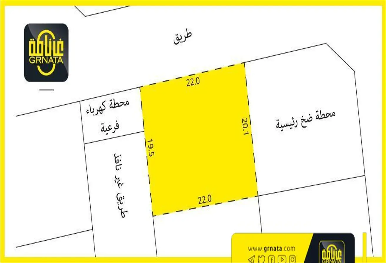 أرض للبيع في مقابة