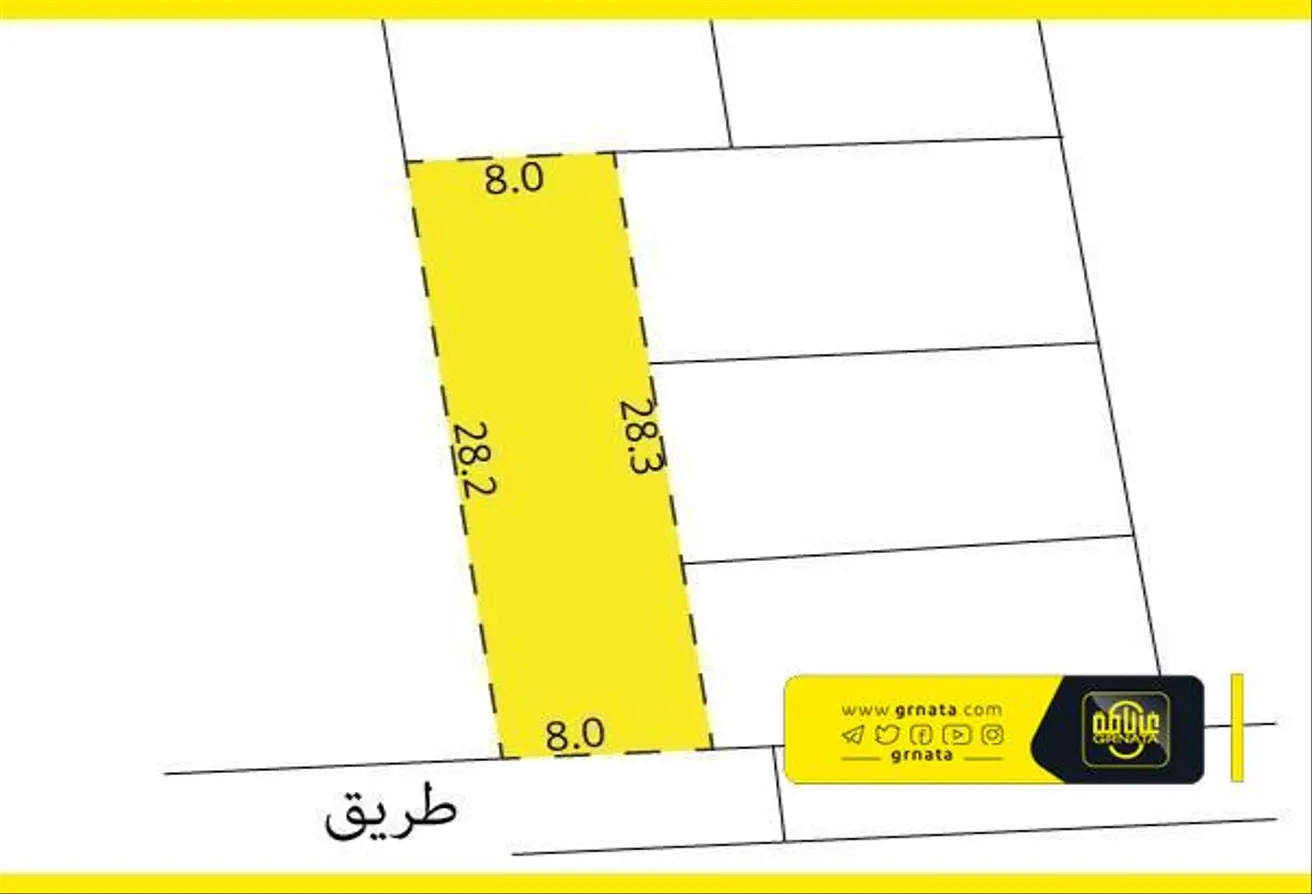 أرض للبيع في مقابة