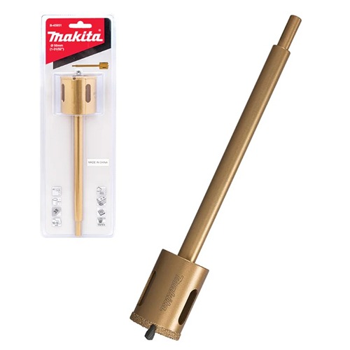 Buy MAKITA Vacuum Brazed Diamond Holesaw (Set) 50mm x40mm online on Qetaat.com