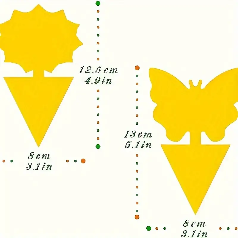 Butterfly "insect trap" for pots