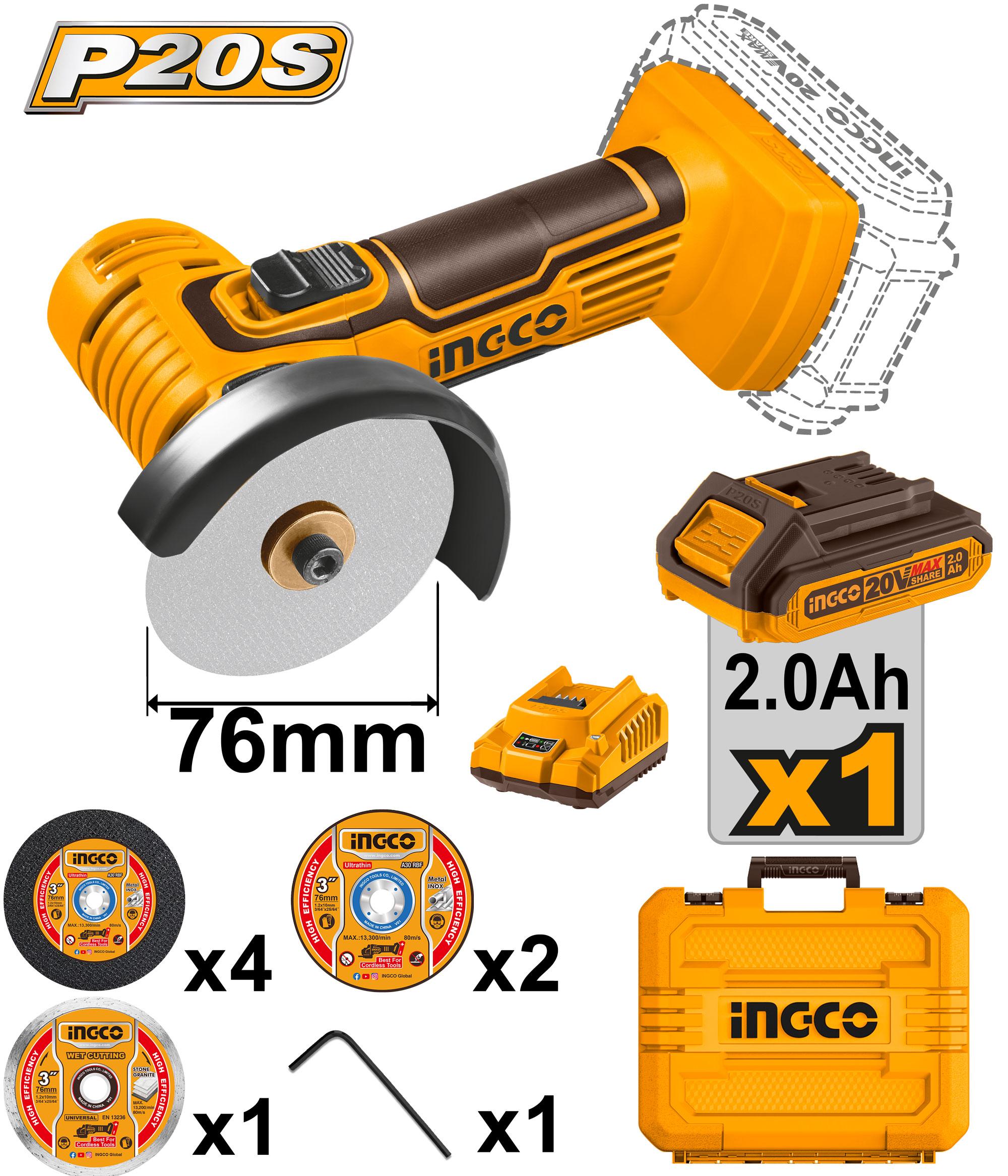 Buy INGCO Cordless mini cut-off tool online on Qetaat.com