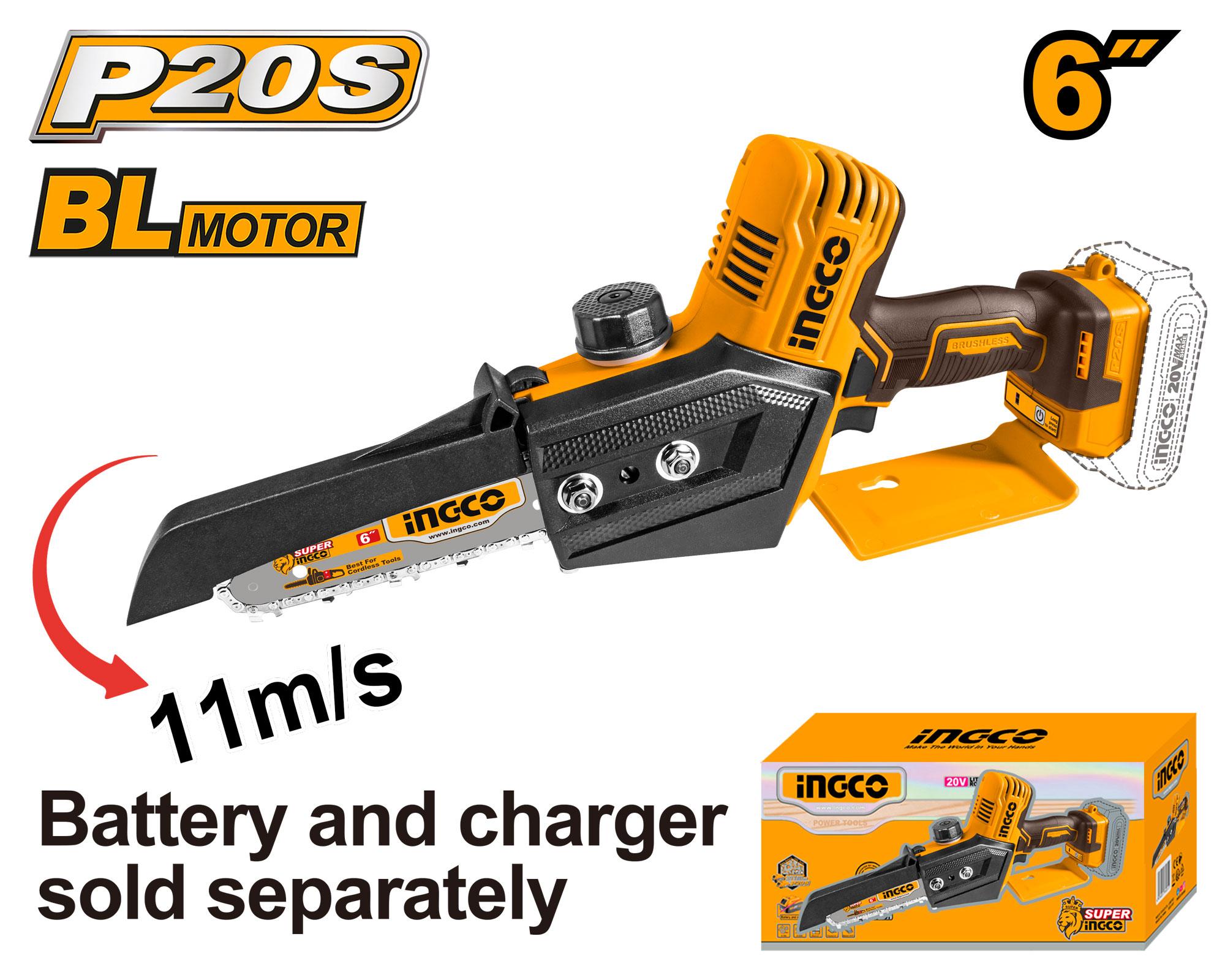 Buy INGCO Cordless mini chain saw online on Qetaat.com