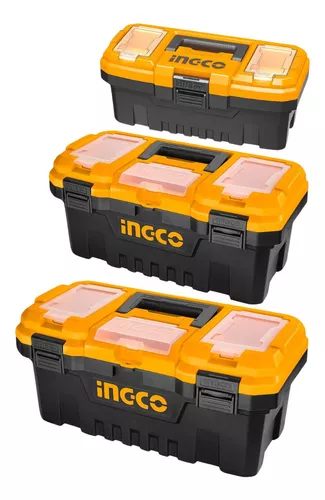 Buy INGCO 3 Pcs Plastic Tool Box Organizer Case Set PBXK0301 online on Qetaat.com