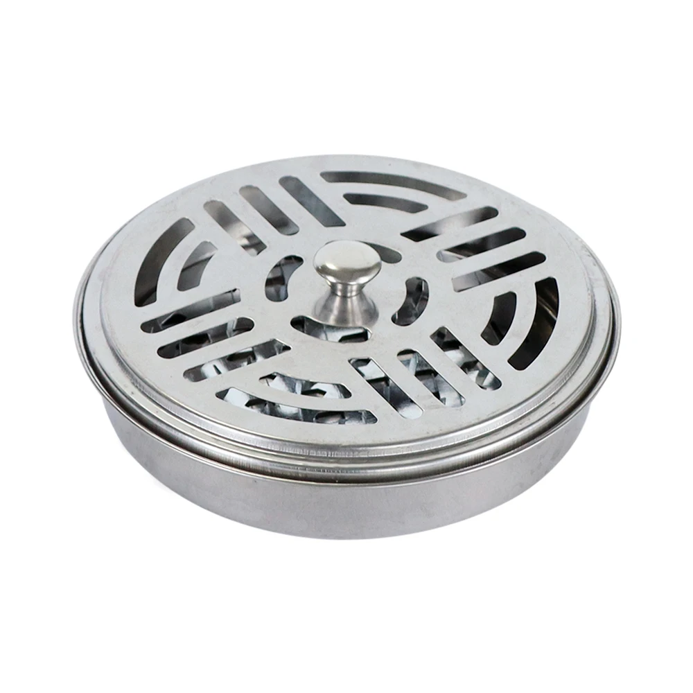 Buy Stainless Steel Mosquito Incense Box With Cover online on Qetaat.com