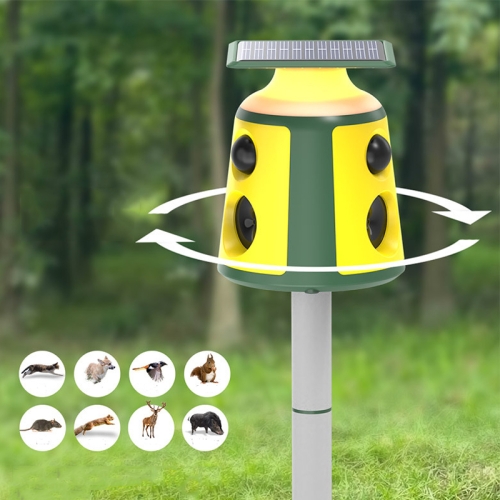 Buy 360⁰ Solar Charging Ultrasound Animal Repeller - Box Size: 11.511.514 Cm online on Qetaat.com