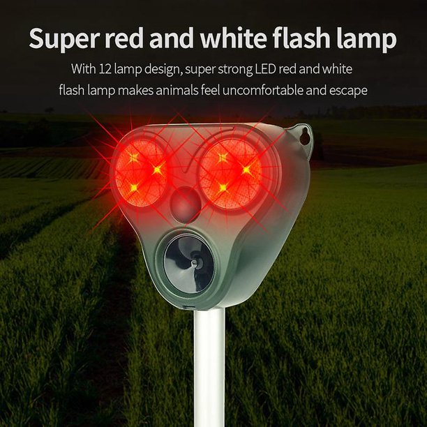 Buy Ultrasonic Pest/Animal Repeller - Solar Charging - Box Size: 15.2149Cm online on Qetaat.com