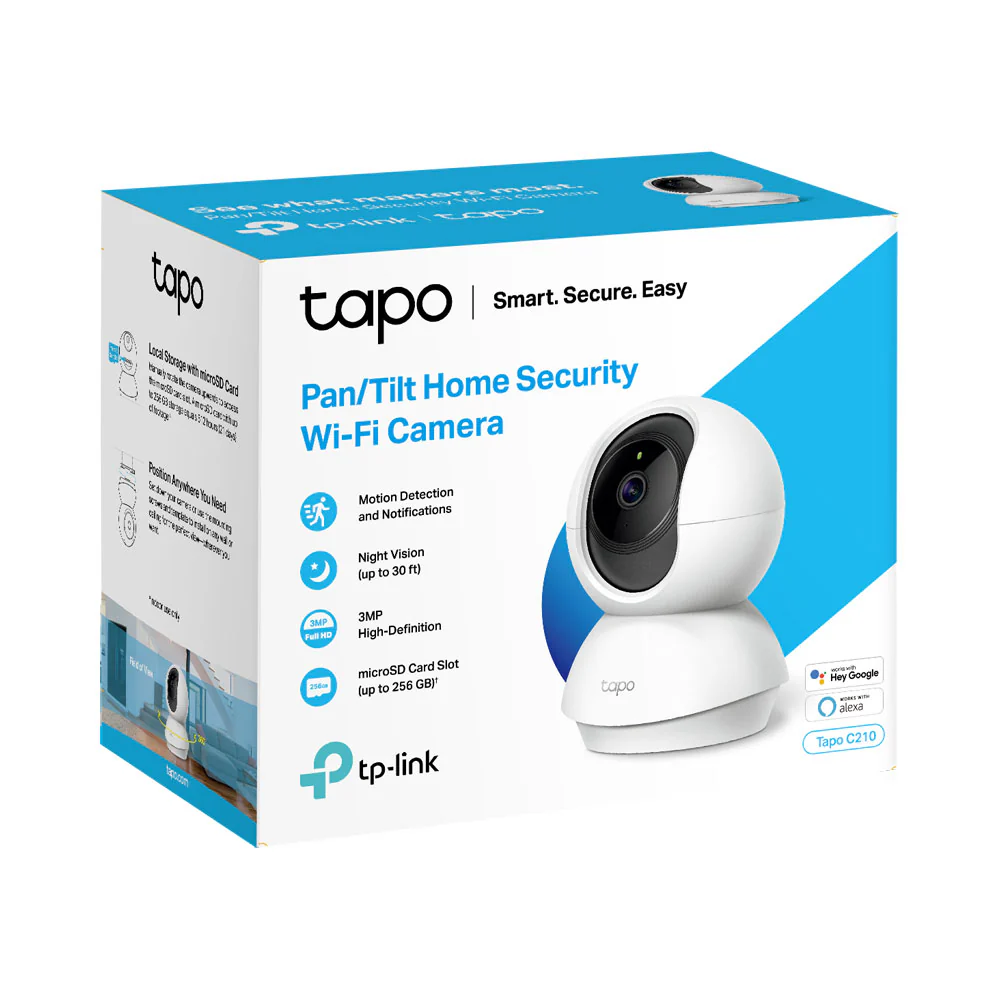 TP-Link Pan/Tilt Home Security Wi-Fi Camera-360 TAPO-C210